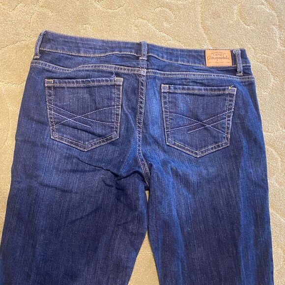 Dark Wash Blue Skinny Jeans - Picture 2 of 4